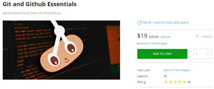 Git and GitHub essentials deal