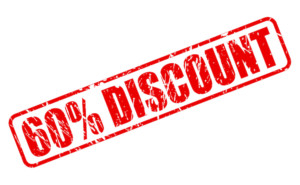 60% off discount