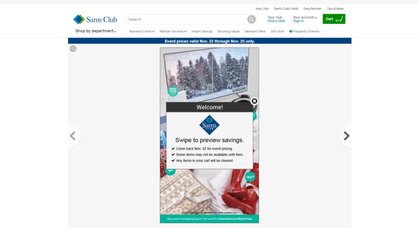 Sam's Club Black Friday
