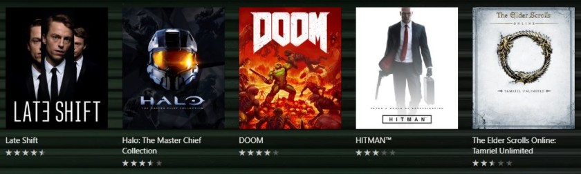 XBox Game Pass Featured Games