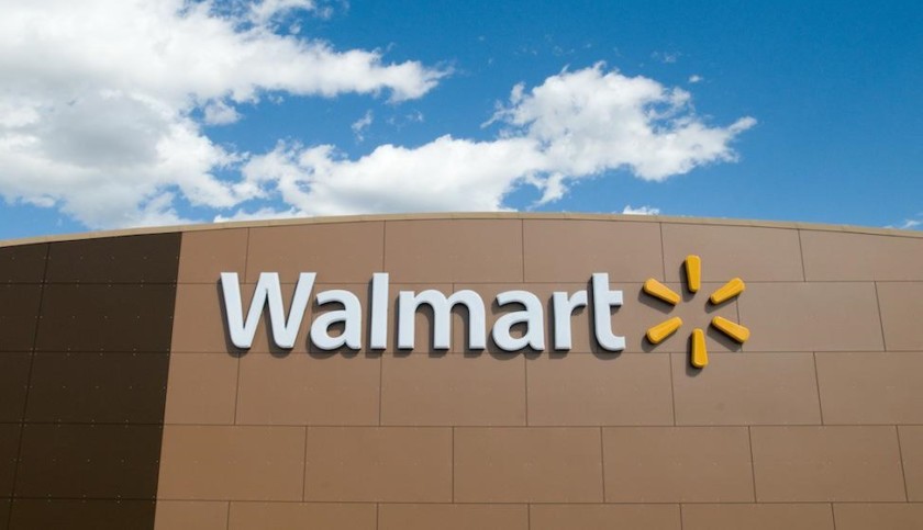 Walmart store photograph.