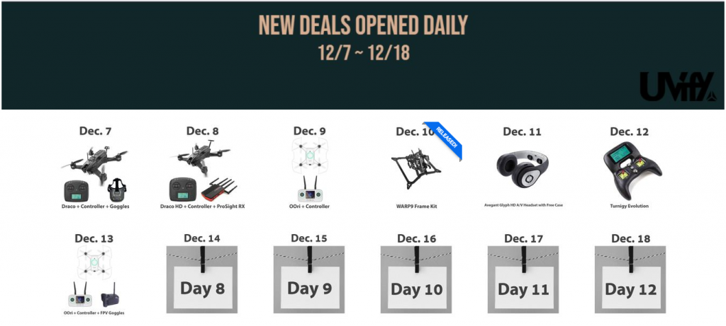UVify holiday deals 2018