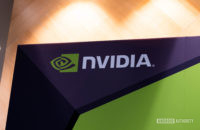 NVIDIA Logo on wall