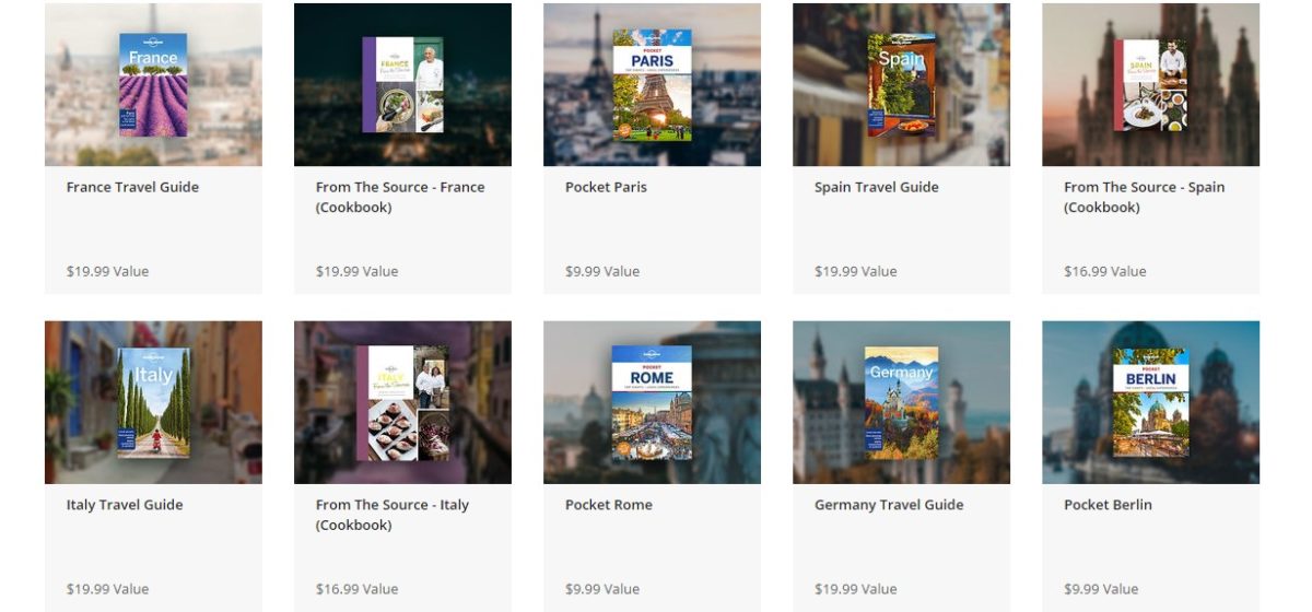 Lonely Planet Travel Guide Bundle Features