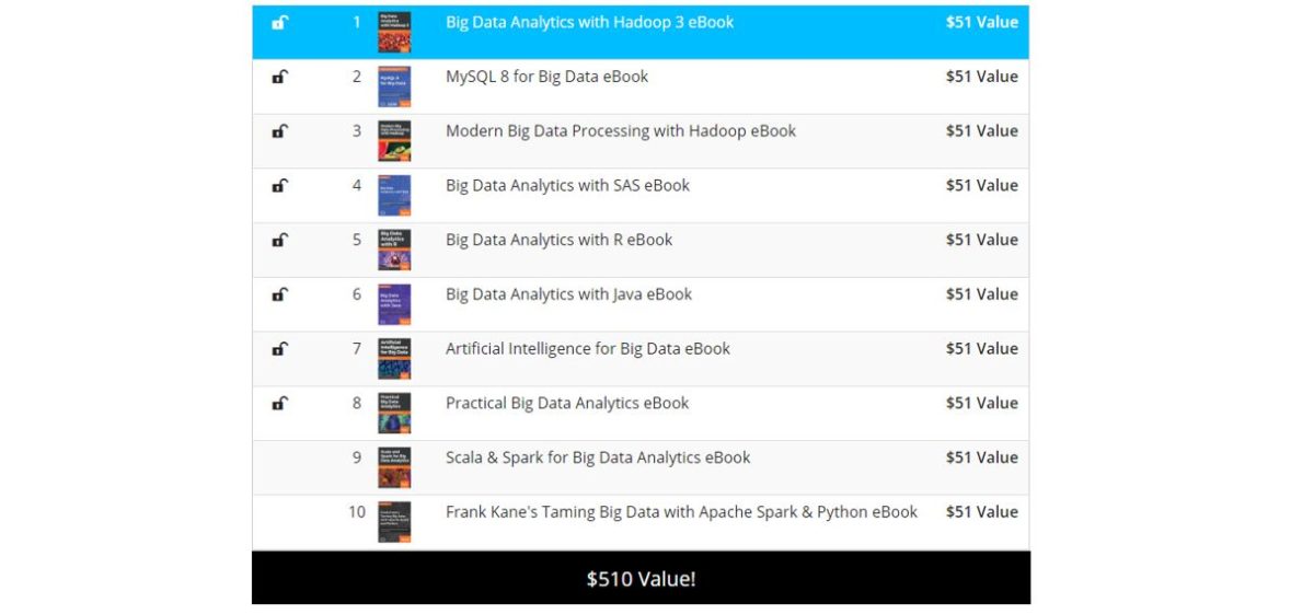 Pay What You Want The Big Data eBook Bundle