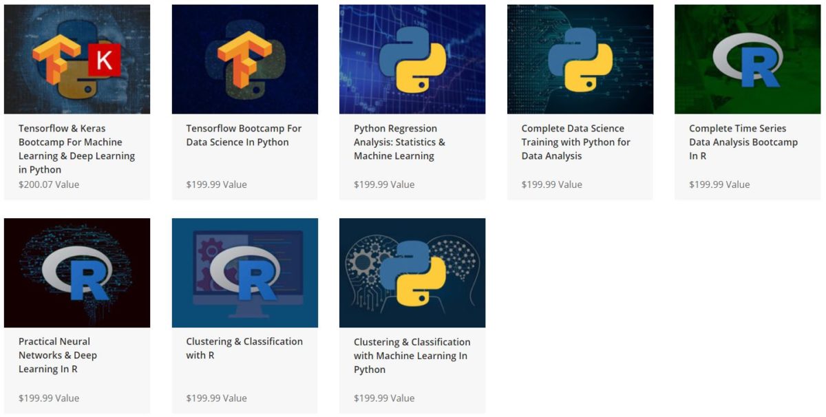 Machine Learning and Data Science Certification Training Bundle