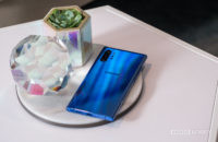 Samsung Galaxy Note 10 Plus Aura Blue back on table