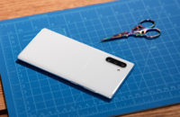 Samsung Galaxy Note 10 Plus Aura White on table back