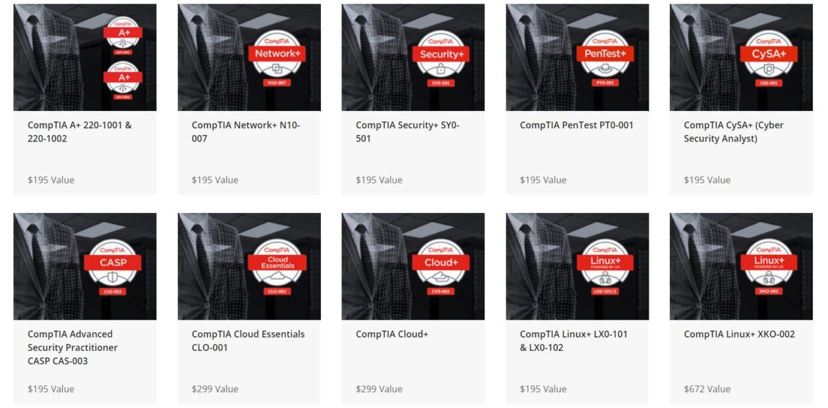 The Complete 2019 CompTIA IT Certification Training Bundle