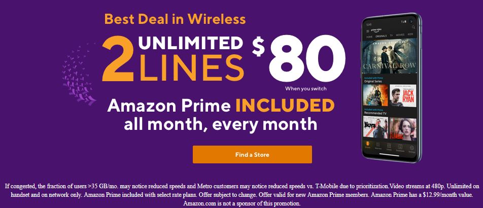 metro by t mobile unlimited deal