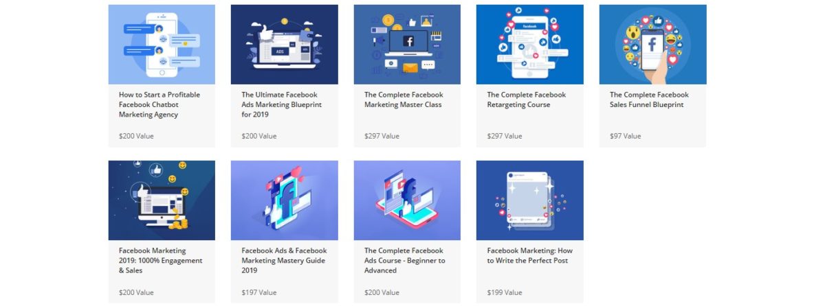 Facebook Marketing Master Class courses