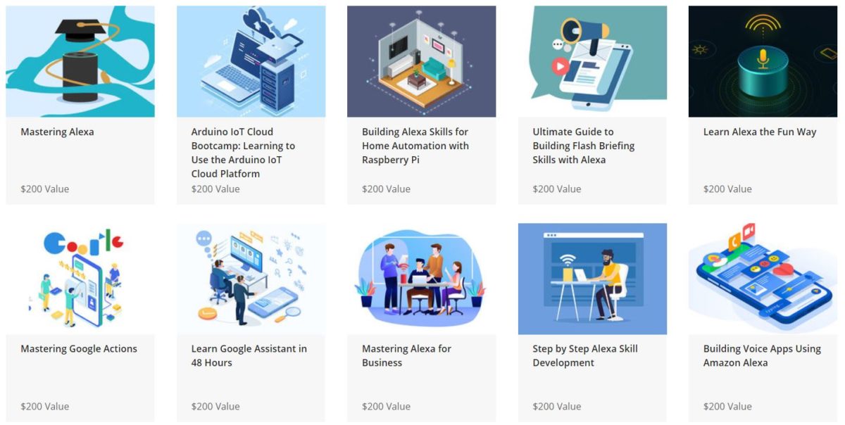 The Learn Amazon Alexa Development Bundle
