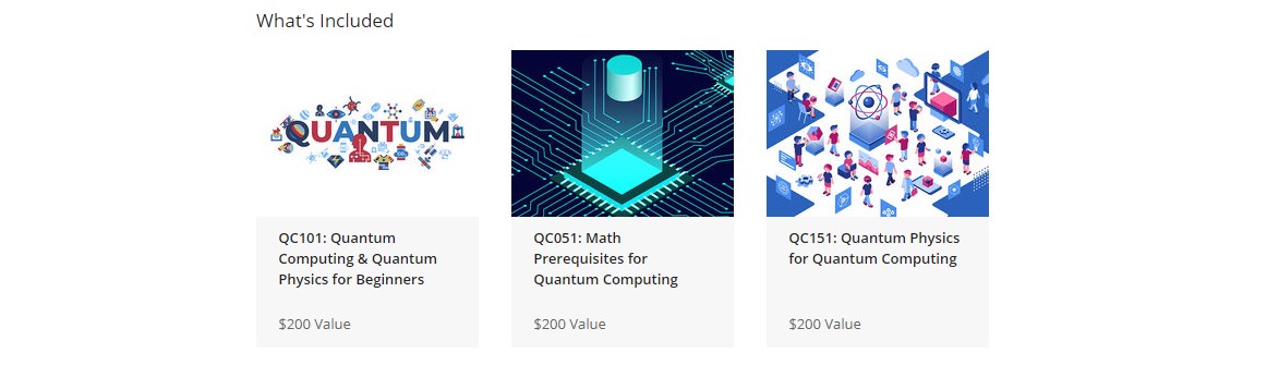 The Learn Quantum Computing for IBM Bundle Courses