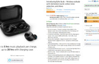 Amazon Echo Buds Amazon listing