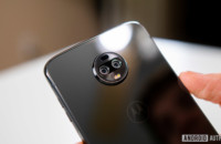 The back of the Moto Z3.