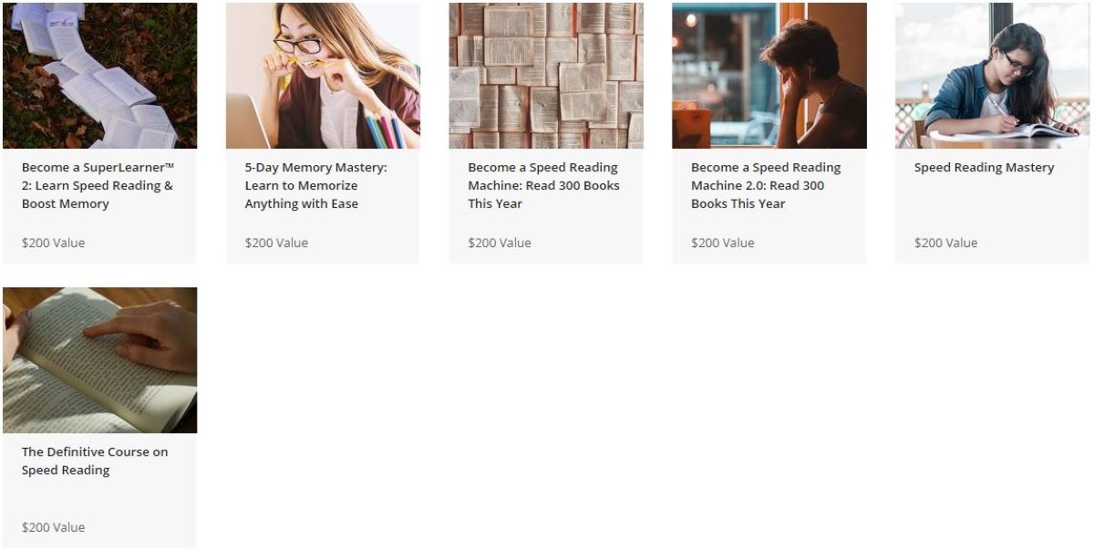 Speed Reading Courses