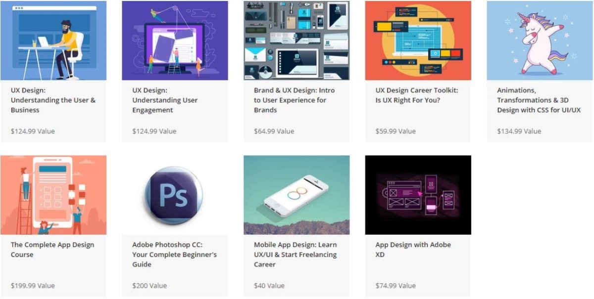 User Experience Bundle Courses