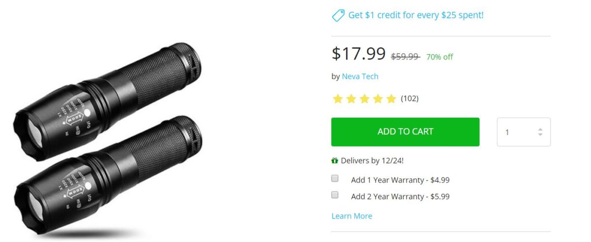 Army Gear Tactical Flashlights 2 Army Gear Tactical Flashlights