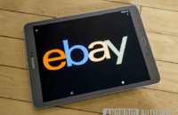 An image of a tablet with the eBay logo featured prominently.