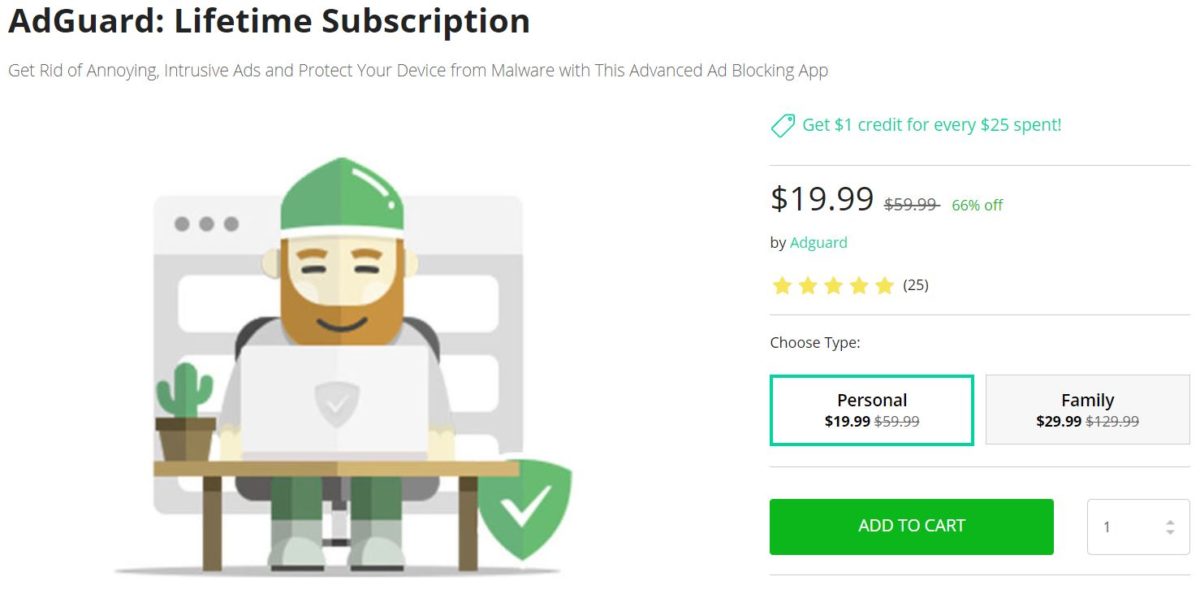 AdGuard Lifetime Subscription AdGuard Lifetime Subscription