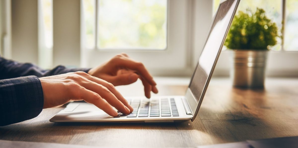 Hands Typing Laptop Coding CompTIA Certifications Study Guide Bundle