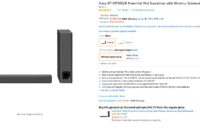 Sony mini soundbar wireless subwoofer Amazon sale page