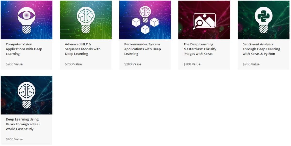 deep learning course list