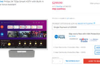 Philips compact kitchen smart TV running Android TV and Google Assistant on sale