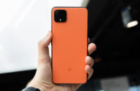 Pixel 4 XL back in hand 3