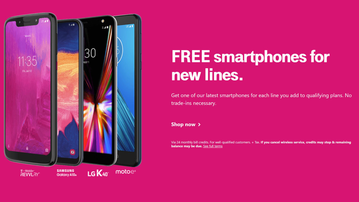 T Mobile Deals Free Smartphones