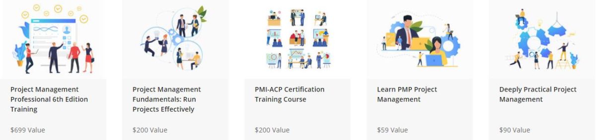 project management bundle courses Project Management Professional Certification Training Suite