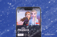 Frozen 2 on Disney Plus app with blue background 2