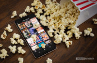 Netflix Originals next to popcorn stock photo 5