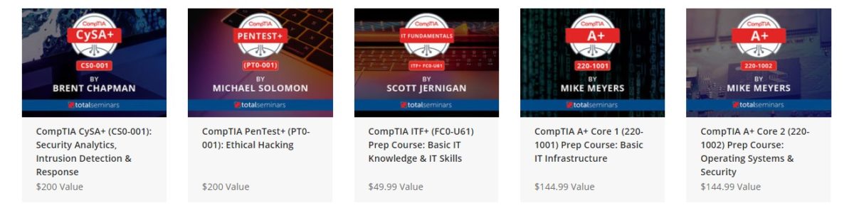 The CompTIA Cyber Security Pathway Certification Prep Bundle