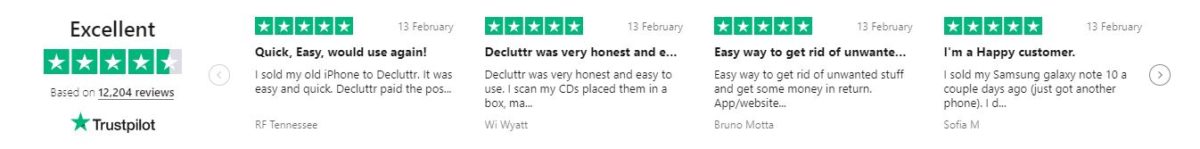 decluttr trustpilot