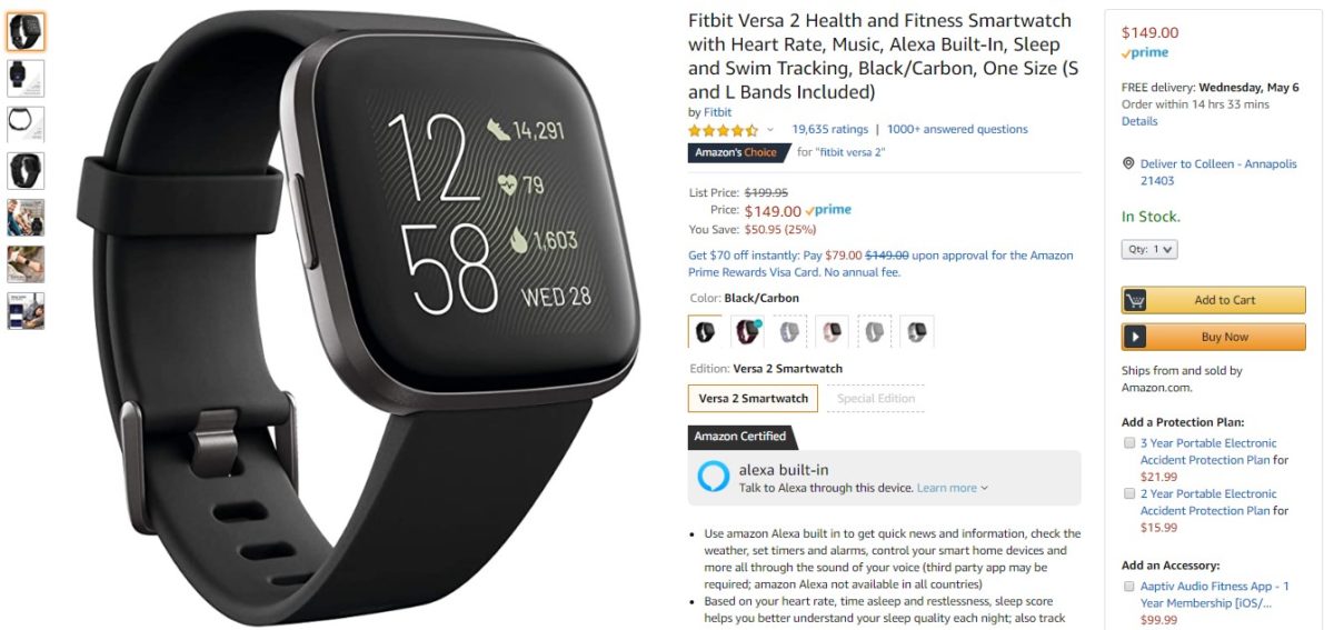 fitbit versa 2 deal fitbit versa 2 deal