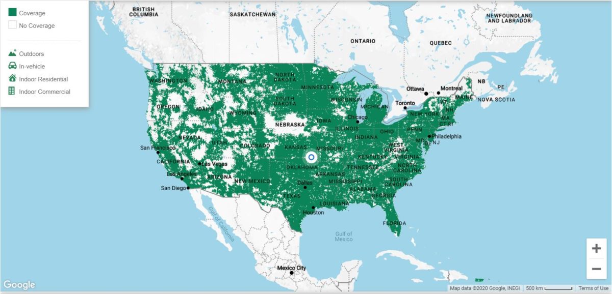 Mint Mobile Coverage Map