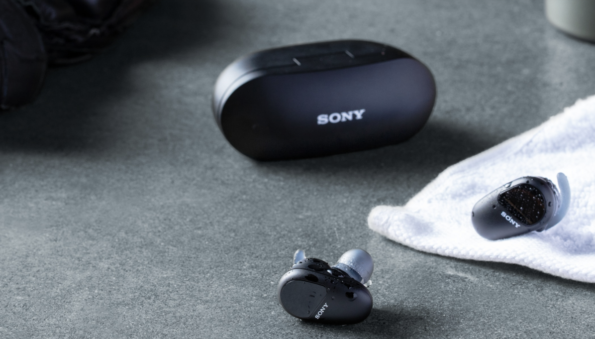 sony WF SP800N earbuds