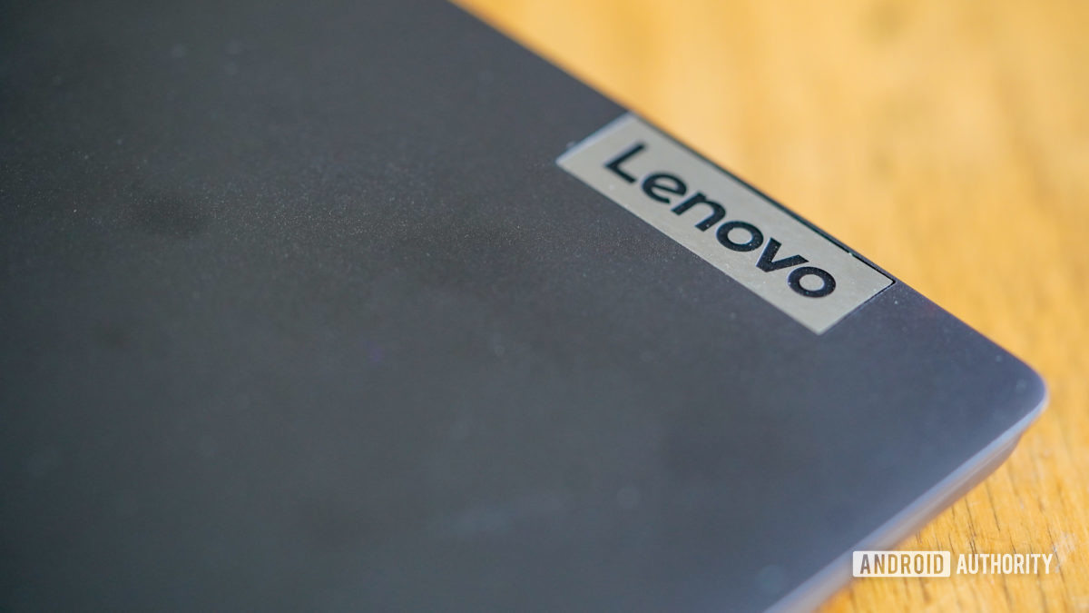 Lenovo Flex 5G angled brand