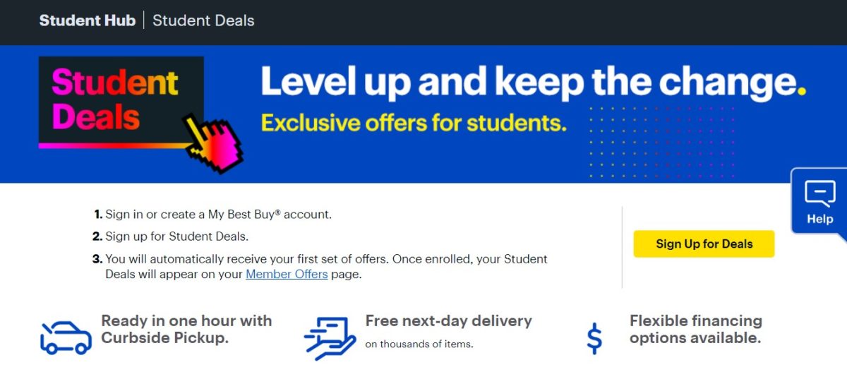 best buy student deals