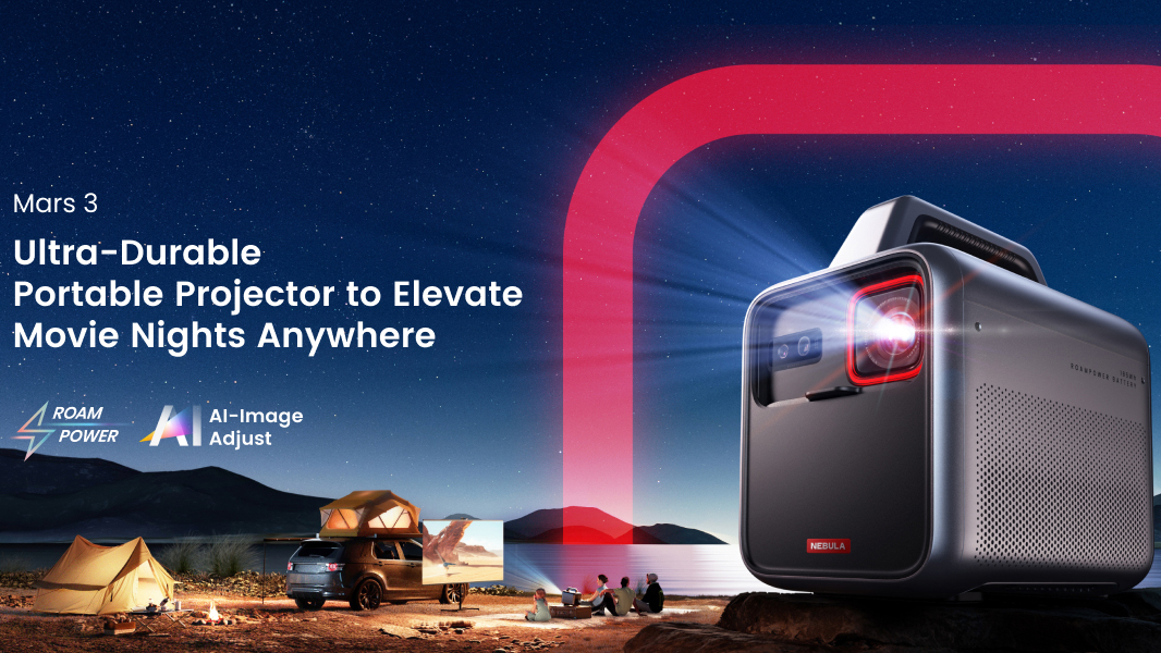 Save $250 on the premium Nebula Mars 3 Portable Projector